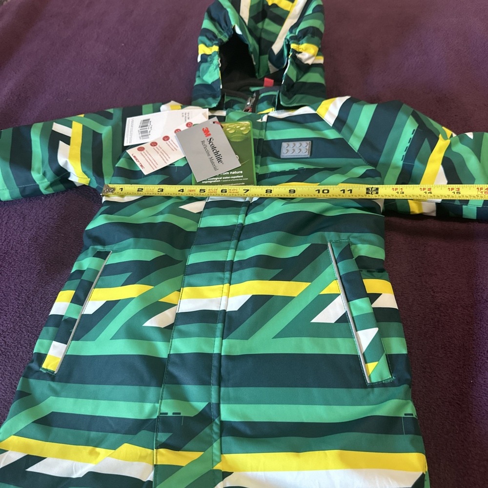LEGO Wear Size EU 80/12-18 Months Julian 709 Snowsuit Dark Green Ski Outdoor - Picture 13 of 16